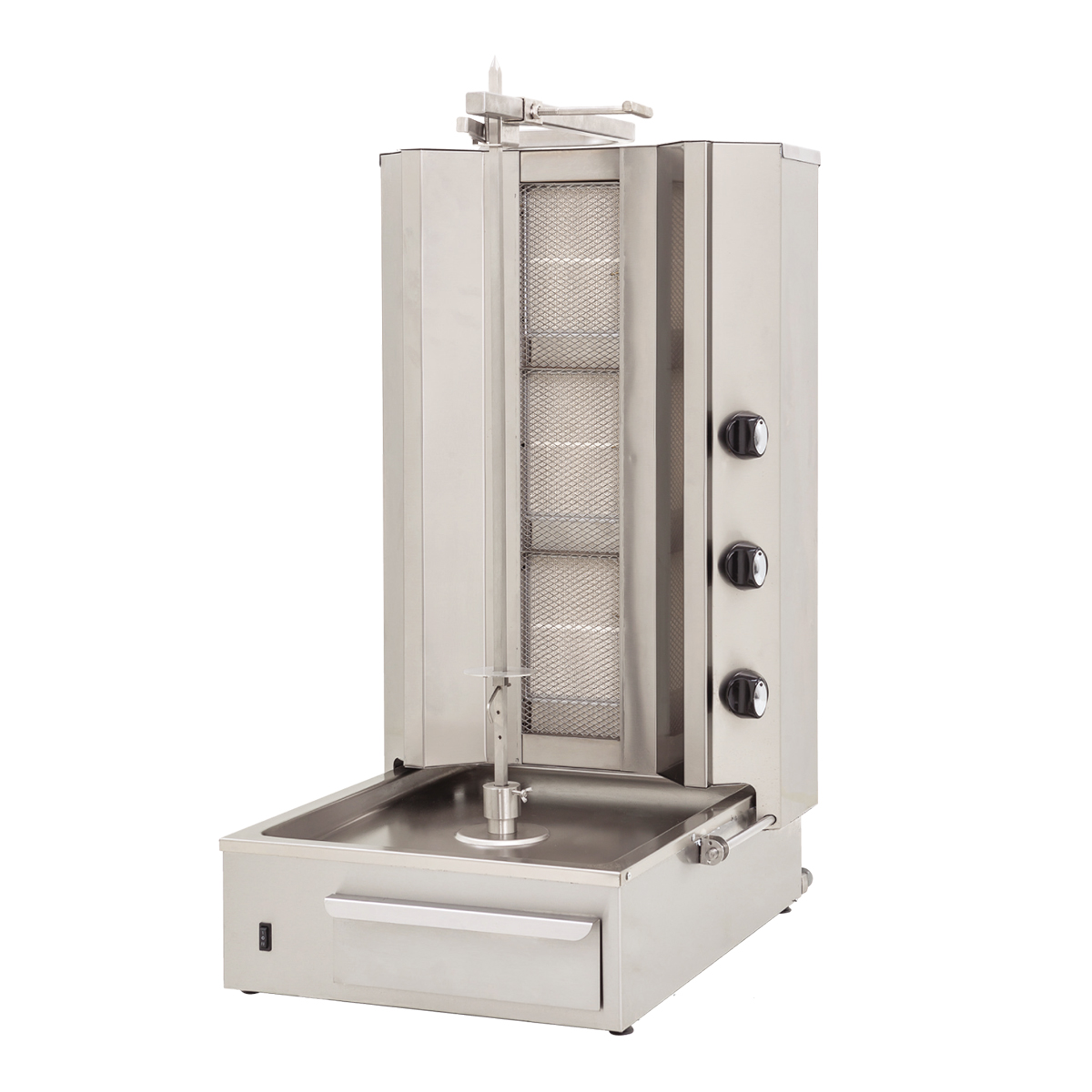 Doner Machine - Bottom Motor 3 Vertical Burner -Gas