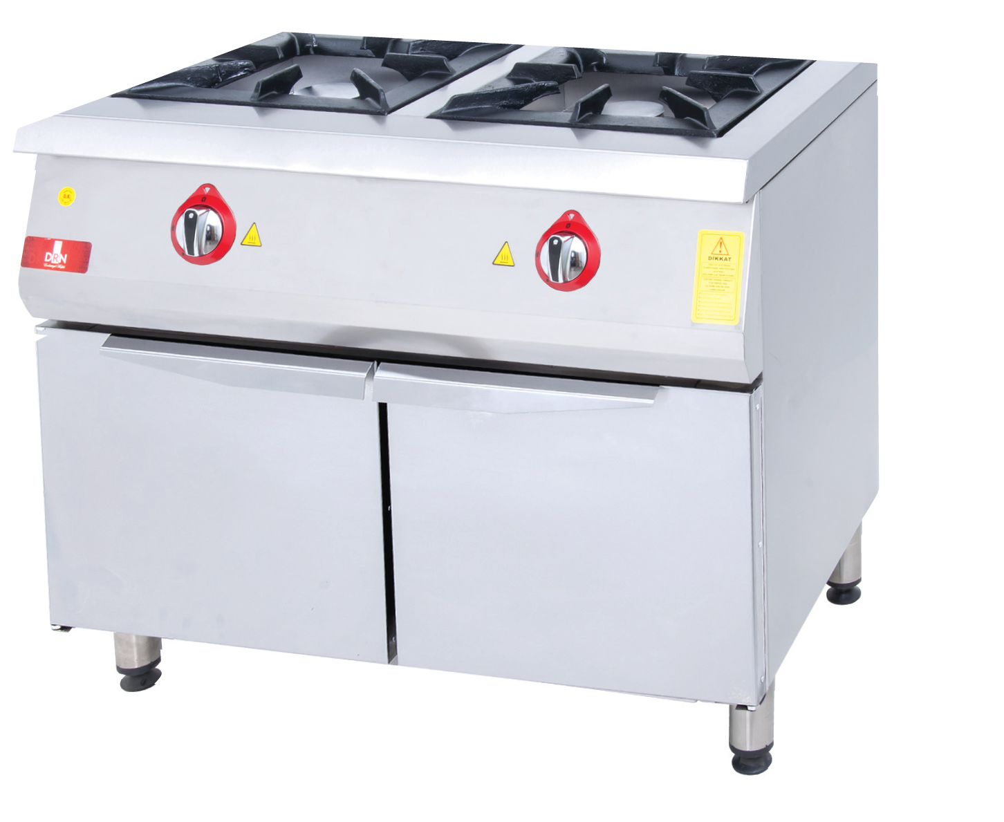 Range and Cabinet - 2 Burners - 100x60 - Gas