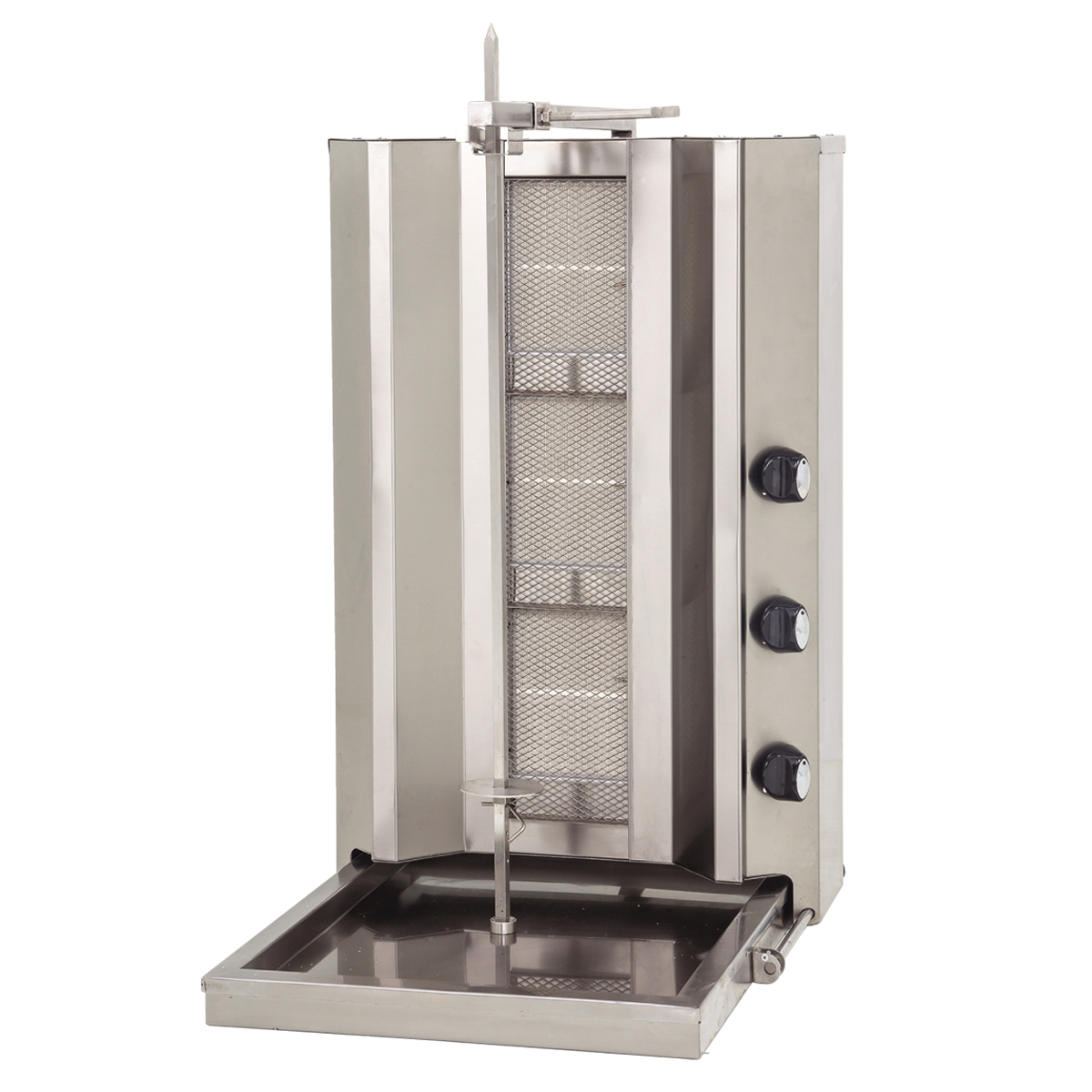 Doner Machine - Non Motor 3 Vertical Burner - Gas