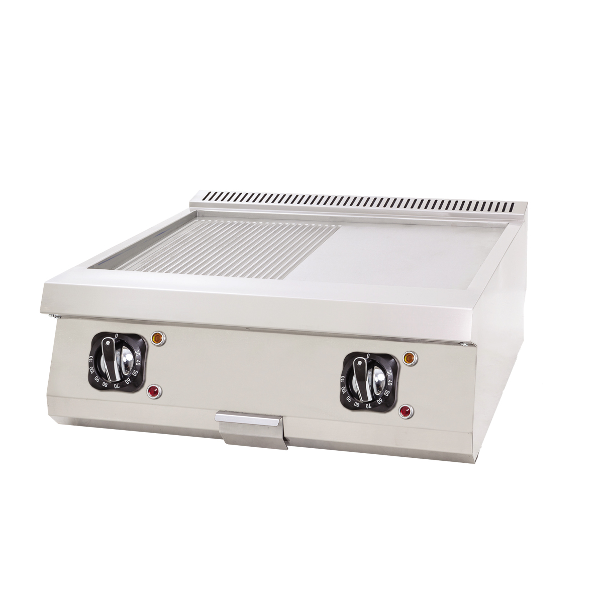 Electric Grill Flat+Grooved - 80x70