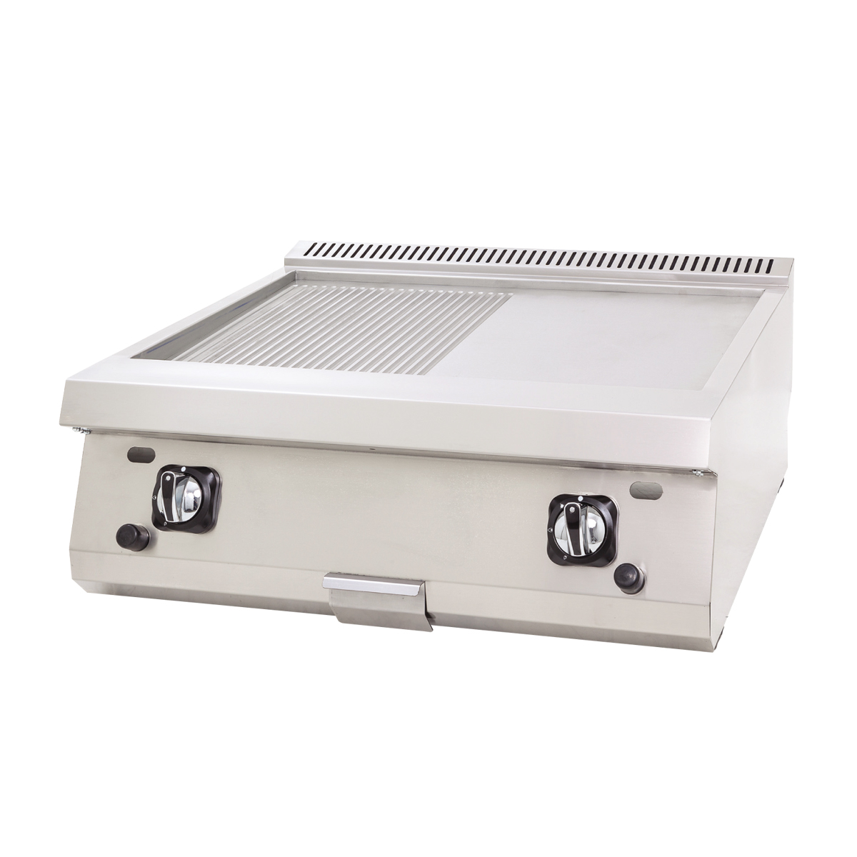 Gas Grill Flat+Grooved - 80x70