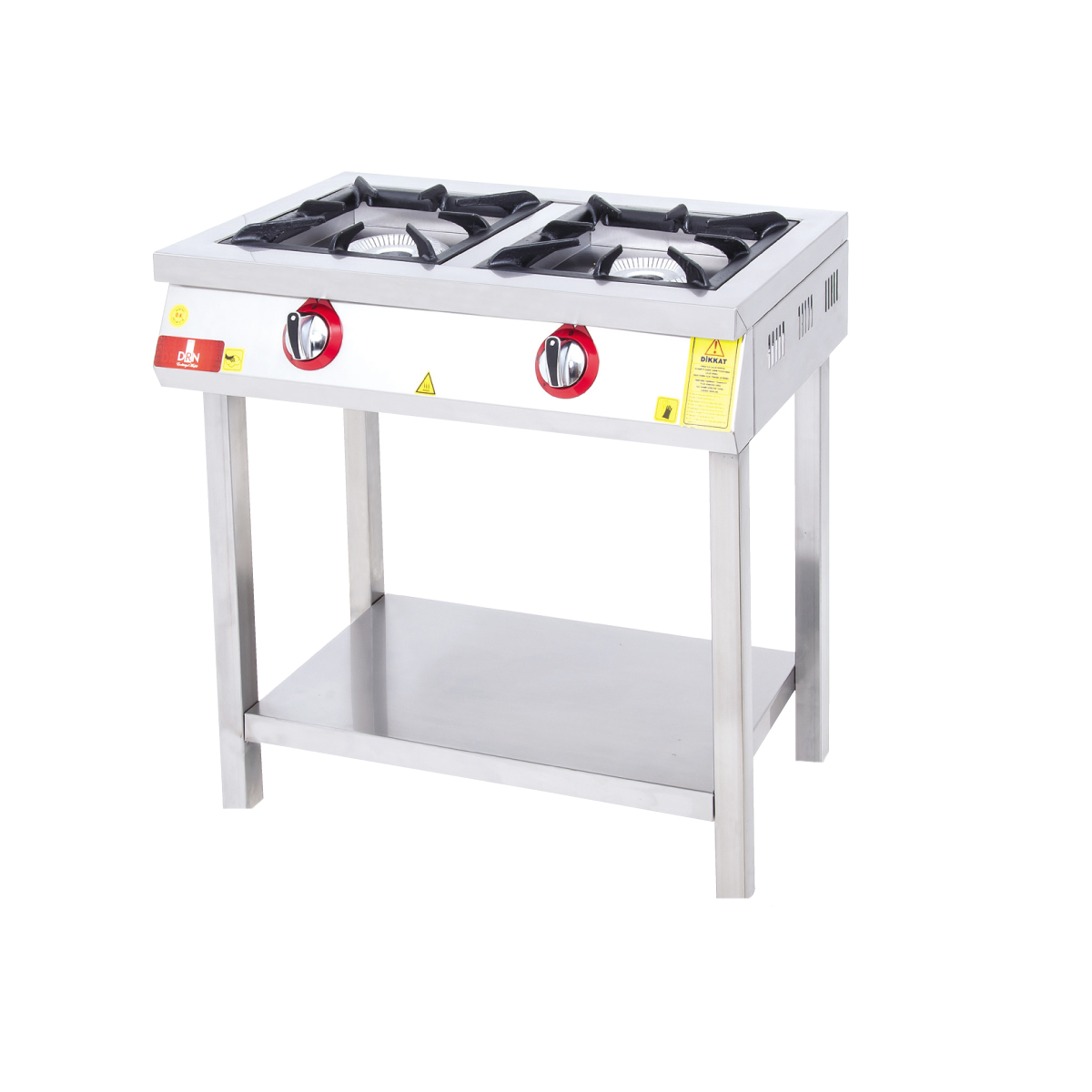 Range and Bottom-Shelf - 2 Burners - 80x45 - Gas