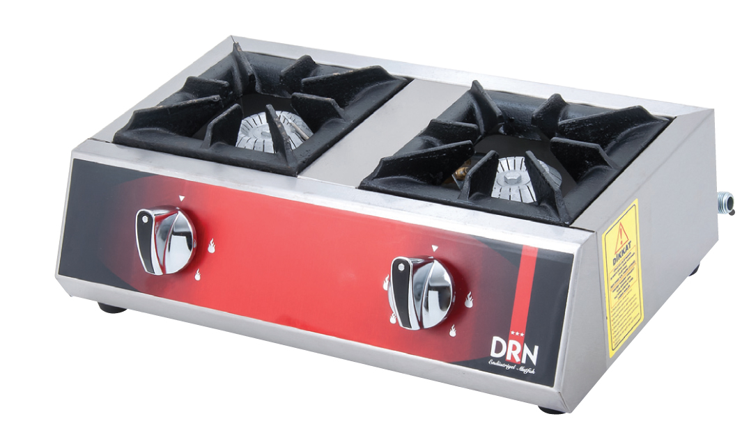 Mini Cooktop - 2 Burners - 50x25 - Gas